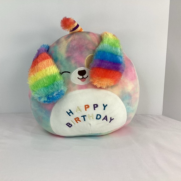 Other - Rainbow Plush Happy Birthday Toy